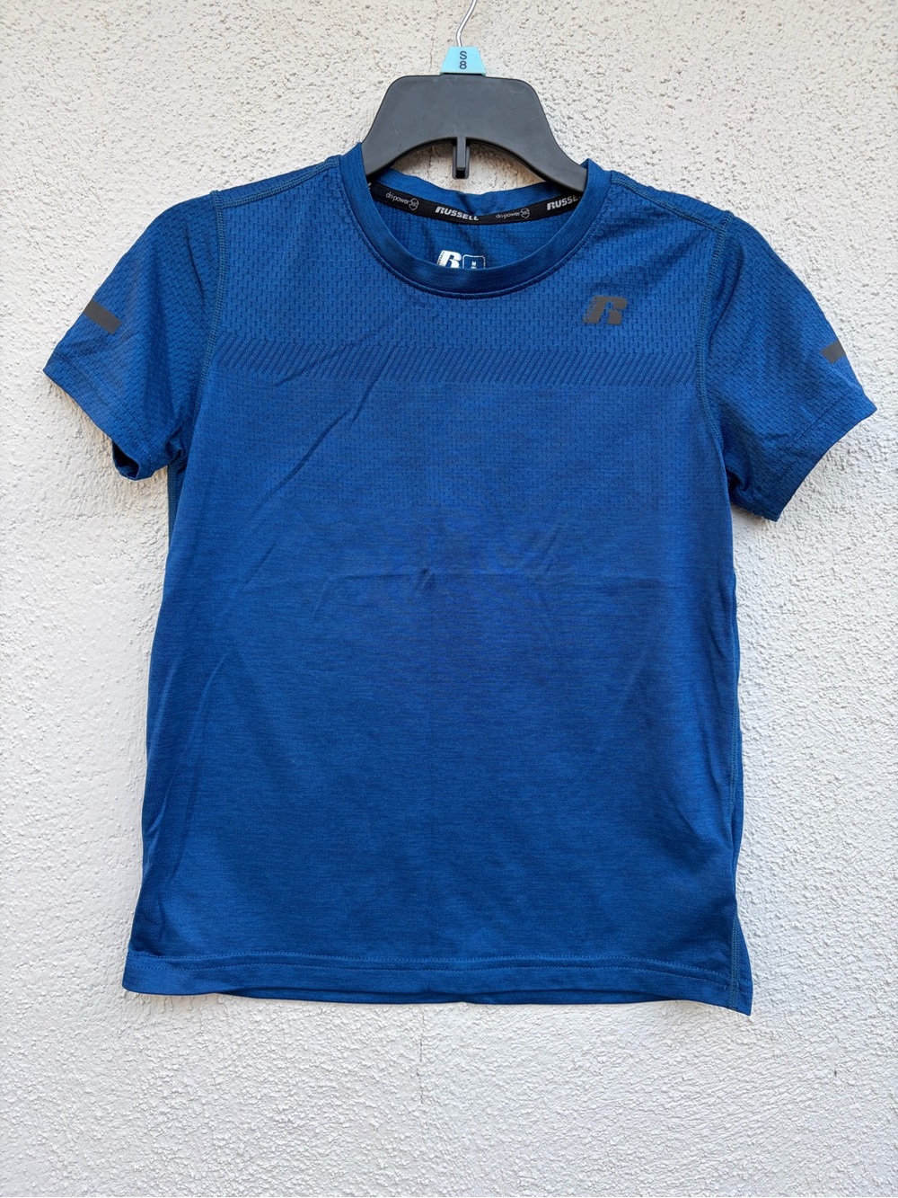 Russell Athletic Royal Blue Performance Tee Kids Size M